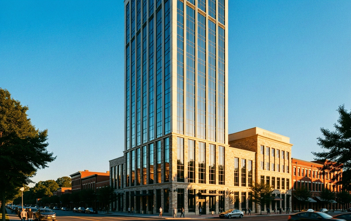 Contemporary North Carolina financial center