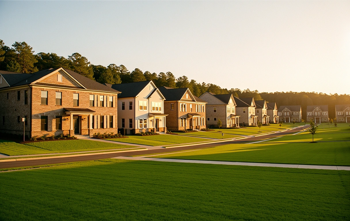 North Carolina residential landscape